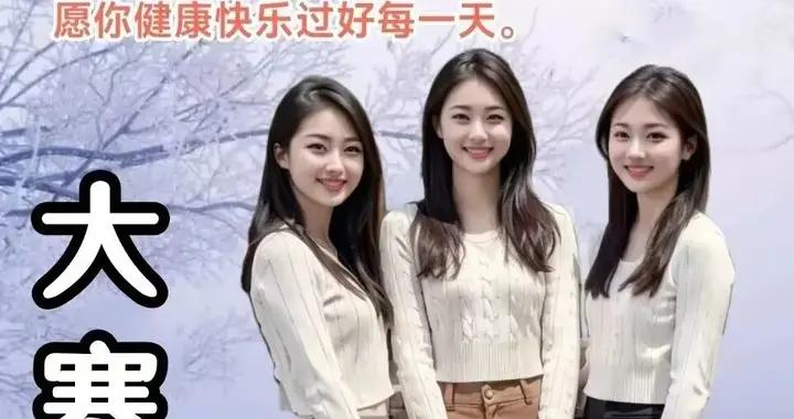 大寒早安問候美圖