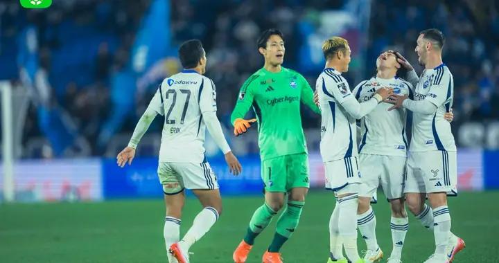 町田澤維亞客場3-2橫濱水手，埃裏克雙響，相馬勇紀任意球破門