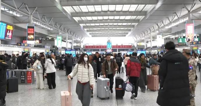 上海春運首日數據發佈，各項運輸保障安全有序運行