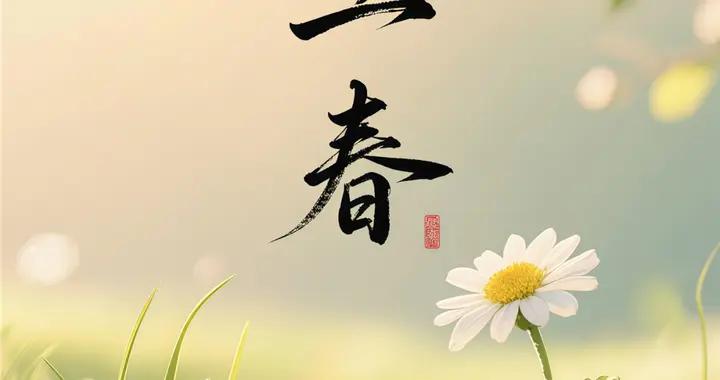 立春，以心種願，以勤耕耘時光 靜待春風拂面 繁花滿徑歲歲皆有收穫