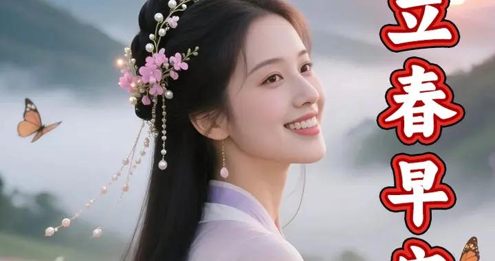 2月4號 週三美女早安問候美圖|彼此牽掛，地久天長