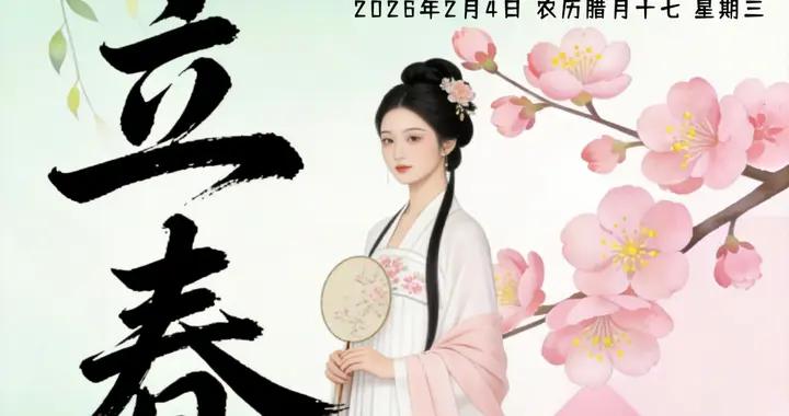 2月4日-立春最美早安圖片祝福語