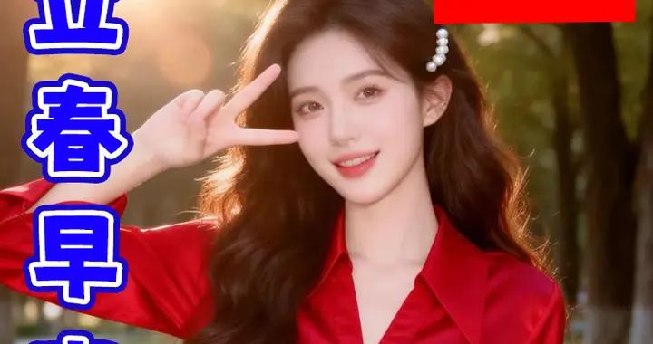 2026年2月4日-今日立春美麗早安祝福美圖和文案