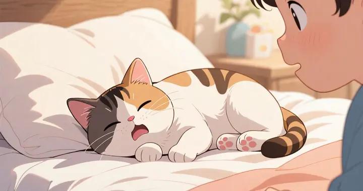 貓睡覺突然抽抽？原來是這些原因！