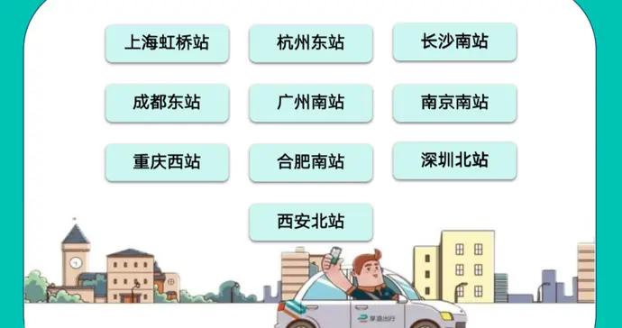 今年春運，這10個高鐵站出行需求排名高