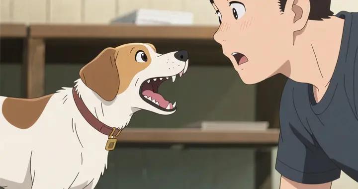 乖乖狗秒變狂吠汪，見到這人它咋啦？