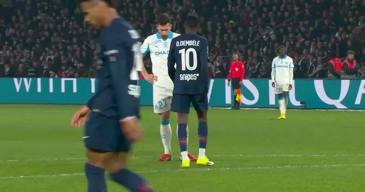 登貝萊比賽中嘲諷巴列爾迪：他很差，還老是多嘴