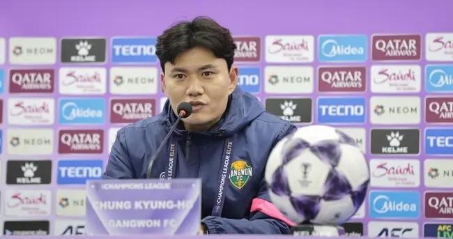 江原主帥：對中超衛冕冠軍拿一分可以接受，末輪力爭晉級