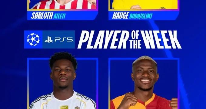 歐冠本週最佳球員候選：瑟洛特、海于格、楚阿梅尼、奧斯梅恩