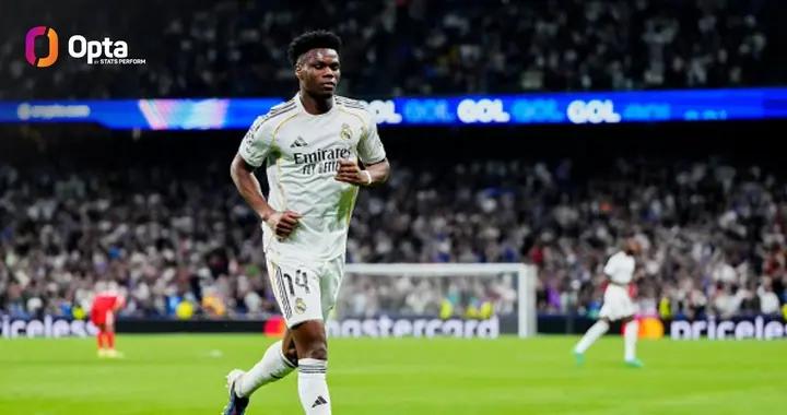 自米利唐以來，楚阿梅尼是首位在淘汰賽進歐冠首球的皇馬球員