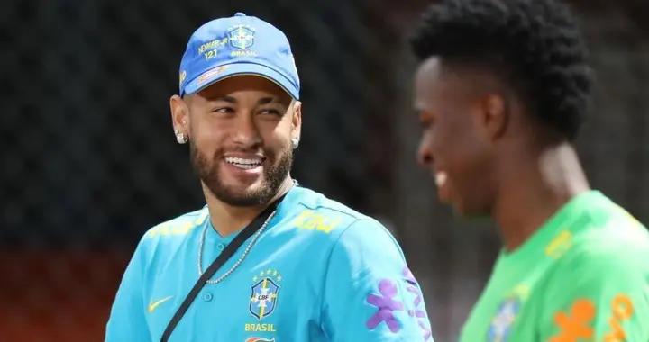 維尼修斯歐洲出場數追平內馬爾，前者共造216球，後者造379球