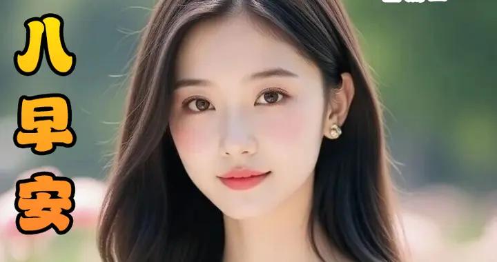 正月初八美女早安問候美圖|祝你開工大吉，財氣通天