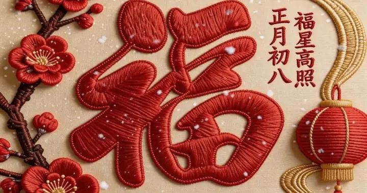 事業八面玲瓏，財富八方進寶，煩惱八散而逃，福氣八面威風