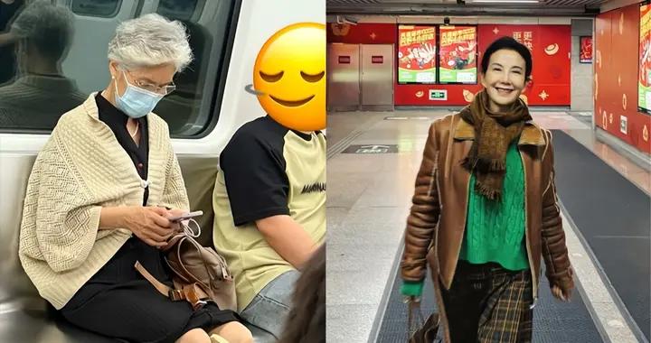 女人會打扮才越老越優雅，瞧這些上海地鐵奶奶，比年輕人還時髦