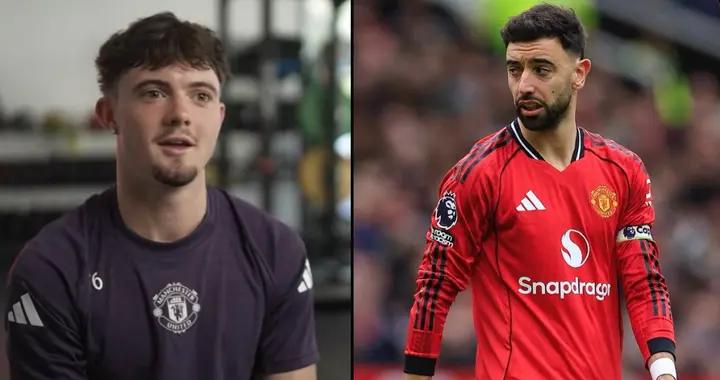 曼聯小將奧弗裏：上次和B費一起訓練，他教了我一小時任意球