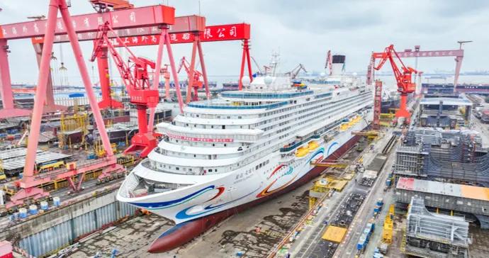 第二艘國產大型郵輪3月出塢，預計年底前交付