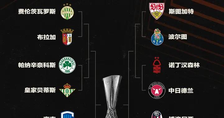 歐聯淘汰賽16強對陣：維拉vs里爾，羅馬博洛尼亞意甲內戰