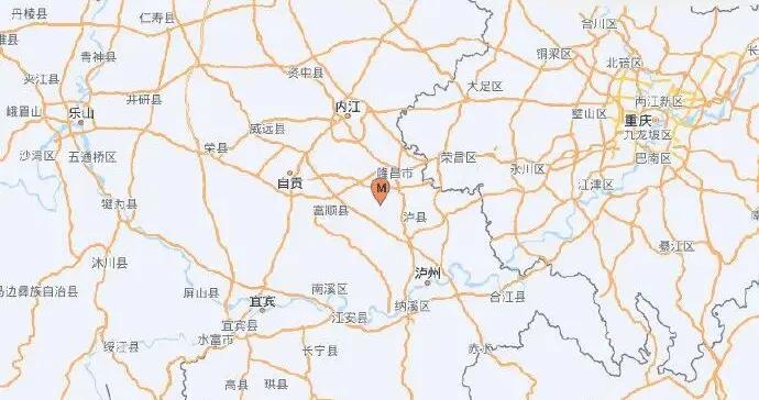 四川內江市隆昌市發生5.1級地震，震源深度13千米