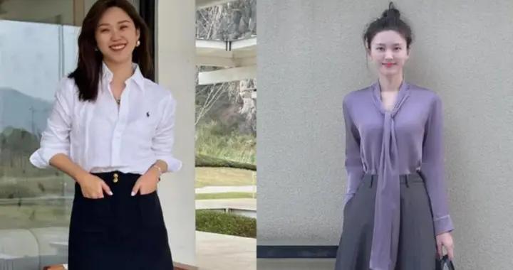 入秋後火了一種穿法：“半身裙+樂福鞋”，這麼穿時髦減齡，太美