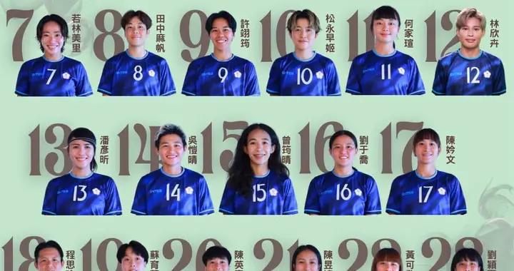 中國臺北女足亞運大名單：多名日裔歸化球員在列