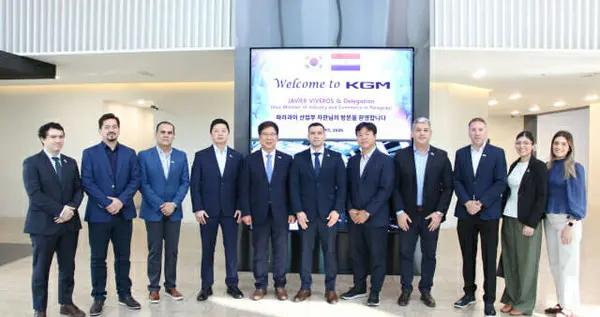 KG Mobility向巴拉圭供應20輛Musso EV 擴大出口路徑