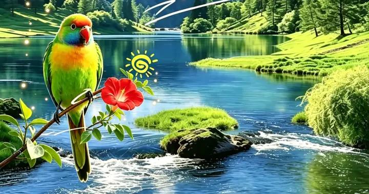 漂亮風景類 週三早安圖片 願今日事事順心，好運常伴
