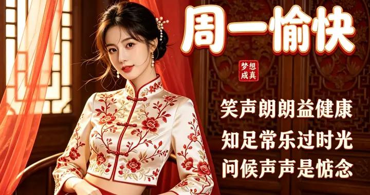 週一早上好｜12張 帶日期 各位親友，天天開心，歲歲安康，早安週一