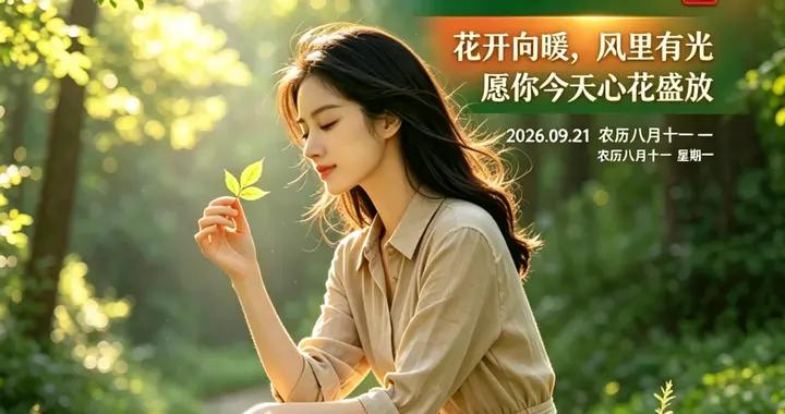 週一早安，一世相逢，一世珍惜，一聲早安，一份誠意