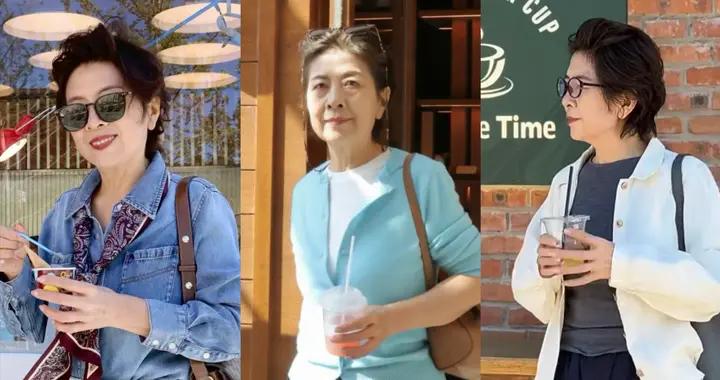 70歲阿姨的初秋穿搭，原來可以這麼明媚有趣，真是時髦好看又減齡
