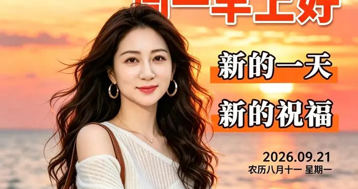 願我們都擁有：好身體，好心情，好運氣，早週一上好