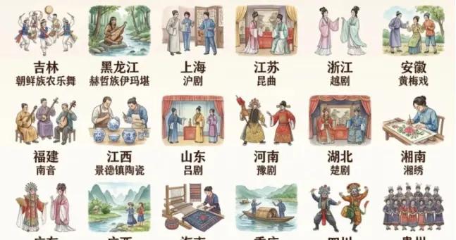 中國34省非遺圖鑑：每個省都有自己的“活家底”