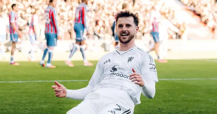 芒特vs水晶宮：打進制勝球+傳球成功率79%，過人全場最多