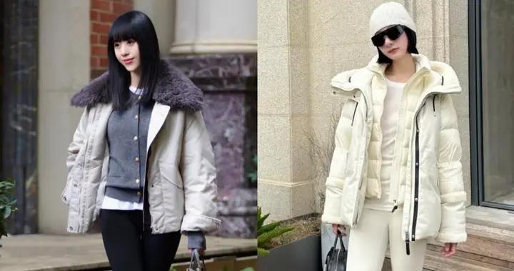 降溫後我發現：滿街都是“冬服+瑜伽褲+靴子”，洋氣時髦又保暖