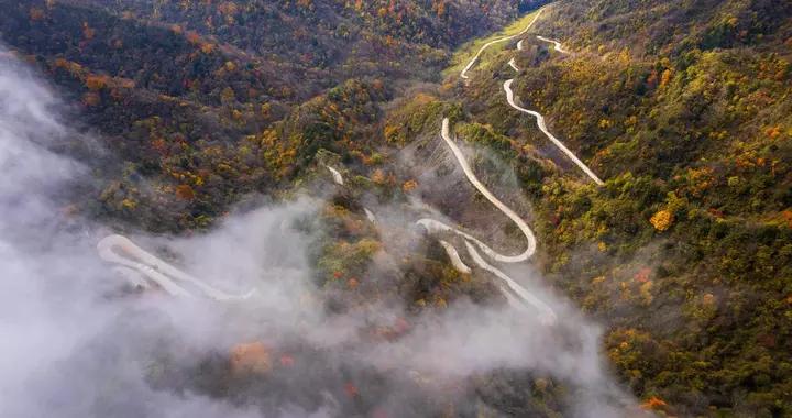 初雪映留壩 愜意慢生活