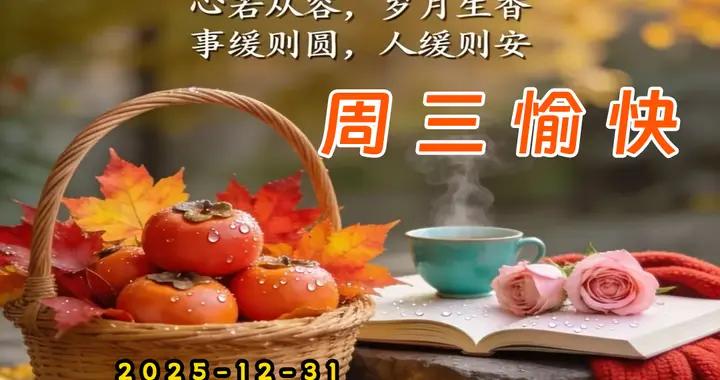 週三早安問候美圖|溫暖相伴，快樂相隨，友誼天長地久