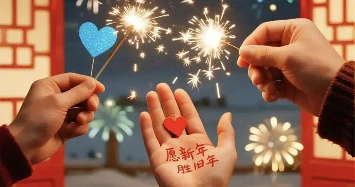 新年必定勝舊年，將來必定勝從前 無限風光會迎面，萬般美好終遇見