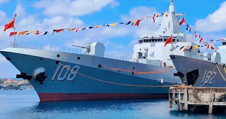 現代級驅逐艦與055型同框意味着什麼？