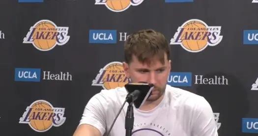 避而不談，被問詹姆斯持球能否減少失誤，東契奇：我們失誤還是太多了