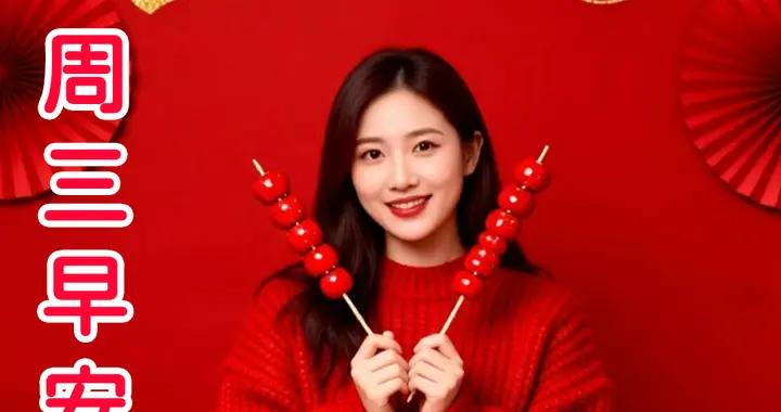 週三早安問候美圖|健康時刻相隨，祝福已遞你手邊