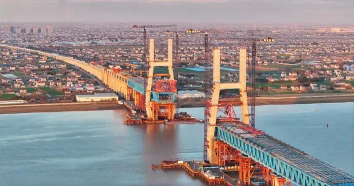 上海⇌啓東，25分鐘！崇啓公鐵長江大橋明年5月主橋合龍