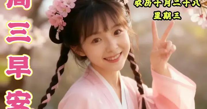 週三早安圖片|問候無聲，溫暖人心；祝福簡短，相伴每天