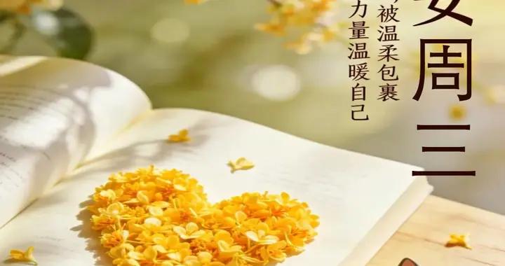 週三早安問候美圖|問候在幸福中感受，安康在笑聲中擁有