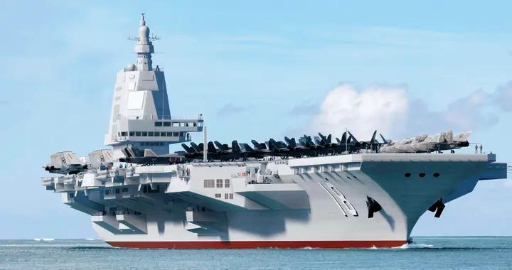 中國福建艦航母甲板細節曝光，殲35快人一步，殲15T雖強卻不足