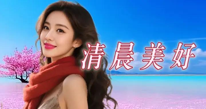 太陽送陽光，月亮送夢鄉，清晨送希望，我送快樂和健康！