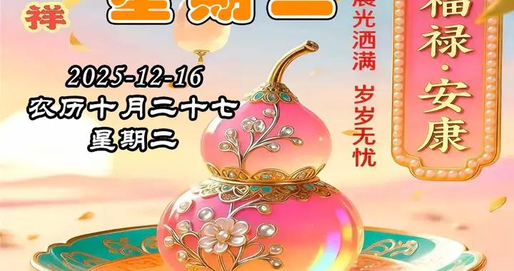 週二早安圖片|盼你時時懷暖意，一路花開向朝陽！