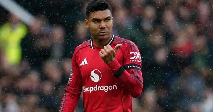 曼聯官方：卡塞米羅聯賽五黃停賽，將無緣對陣維拉的比賽