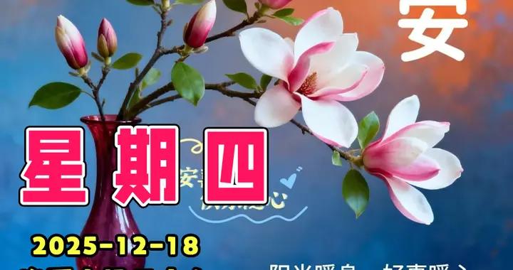 早安美圖|問候無聲，溫暖人心，祝福簡短，相伴每天