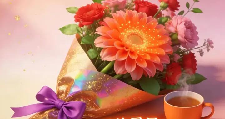 歲月靜好，霜色如詩，天寒請添衣。關懷不止於言，問候常在朝夕