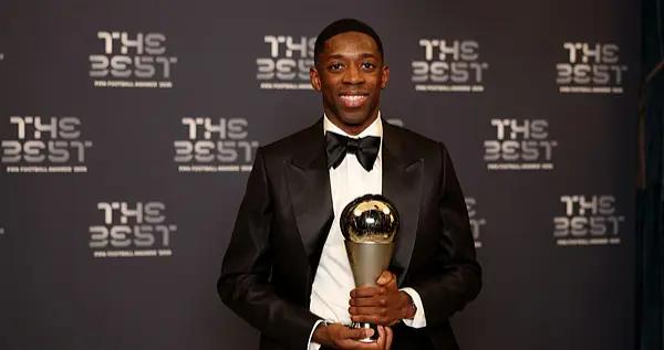 包攬世界足球先生和金球獎，登貝萊是當之無愧的2025年足壇第一人