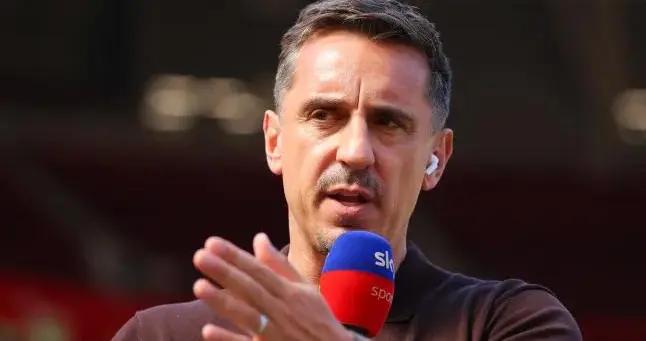 內維爾：姆伯莫的射門相當離譜且草率，他需要改進臨門一腳